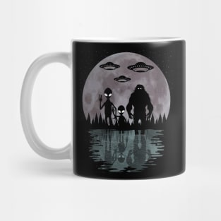 Bigfoot And Alien Mug